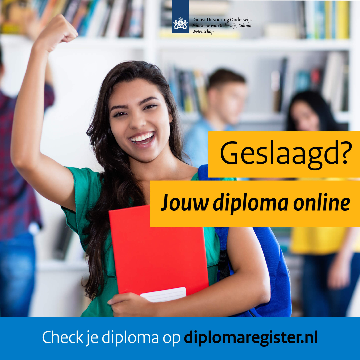 Check je diploma op diplomaregister.nl