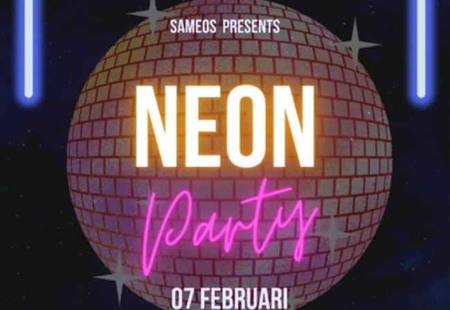 Sameos neonparty 7 februari!