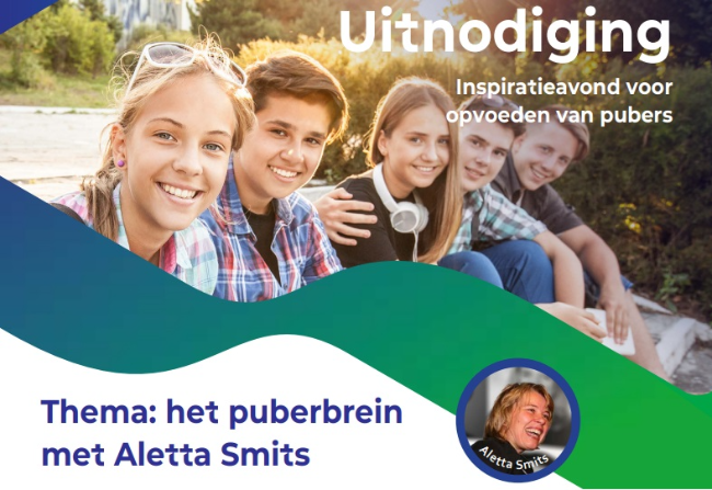 Thema-avond met Aletta Smits over 'het puberbrein'